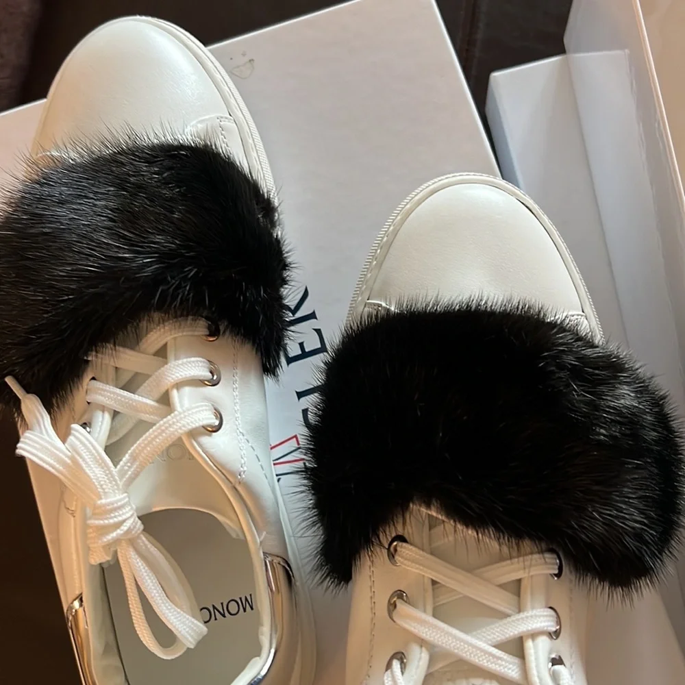 Moncler women fashion sneakers EUR 40 US 10. New and Authentic